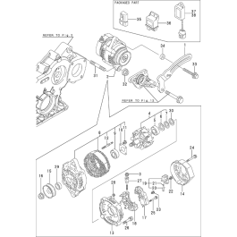 Generator Assembly for Yanmar 4TNV84T-XWA Engine | L&S Engineers