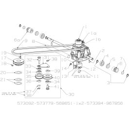 Gearbox Assembly for Masport 800AL SPV 2012 Feb Mower | L&S Engineers