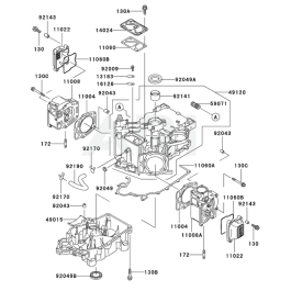 Cylinder / Crankcase for Kawasaki FD590V Engine | L&S Engineers