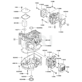 Cylinder / Crankcase for Kawasaki FH451V Engine | L&S Engineers