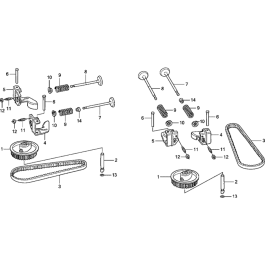 Camshaft Assembly for Honda GXV530U (GJAEK) Engine | L&S Engineers