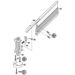 Magazine Extrusion Assembly for Paslode IM65 F16 NiCD NiMH Nail Guns ...