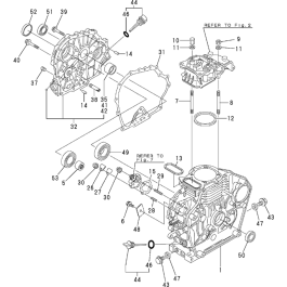 Cylinder Block Assembly for Yanmar L48N-S (Mixer) Engine | L&S Engineers