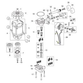 Motor Pump Unit Assembly for Nilfisk MC 2C-120/520 T Presure Washer | L ...