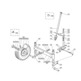 Steering for Stihl/ Viking MR 385 Ride on Mowers | L&S Engineers