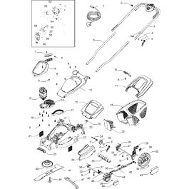 Complete Product Assembly for Flymo MULTIMO 340 Mowers | L&S Engineers