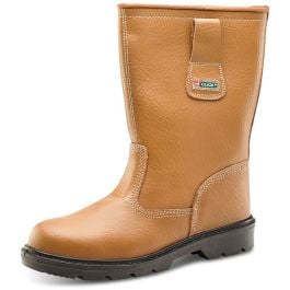 Rigger Boot Apollo Leather Upper & Unlined 200 Joule Steel Toe Cap Size ...