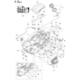 Housing Assembly For Husqvarna T525 Chainsaw | L&S Engineers