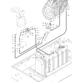 Fuel System Assembly for Atlas Copco XATS 138 Kd Compressors (from s/n ...