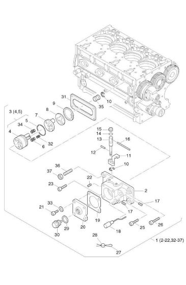 Extra Fuel Device Assembly for Hatz 2L40 Diesel Engine