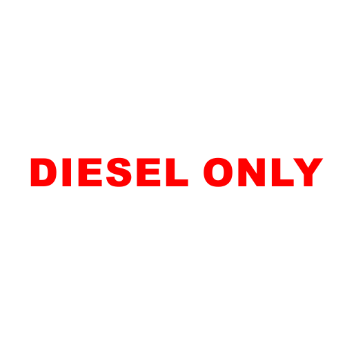 Self Adhesive Label - Diesel Only (Pack of 50)