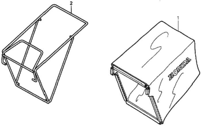 Grass Bag for Honda HRG536C1 - PDE Lawn Mower