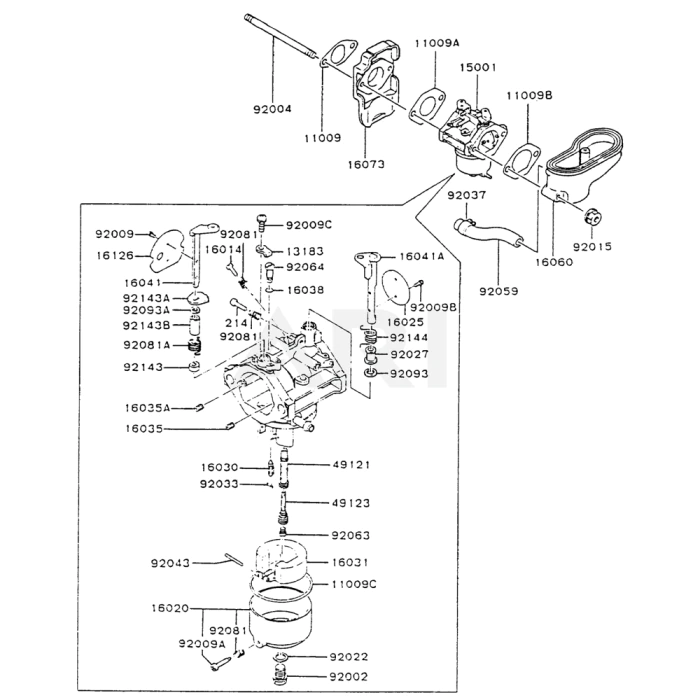 Carburetor For Kawasaki Fc290v Engine L S Engineers