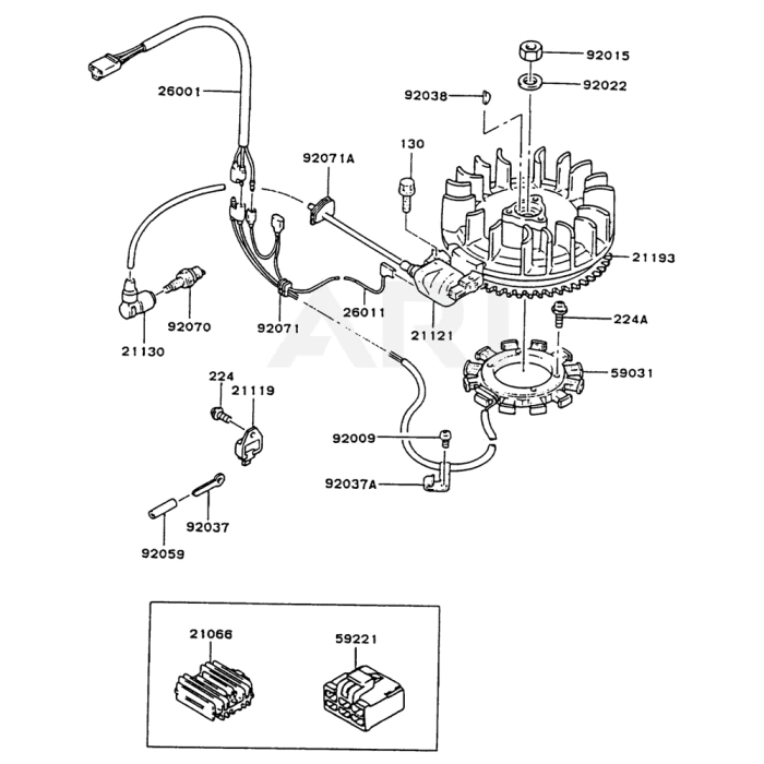 Electric Equipment For Kawasaki Fc4v Engine L S Engineers