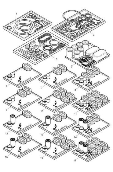 Spare Kits Assembly for Hatz 2L40 Diesel Engine