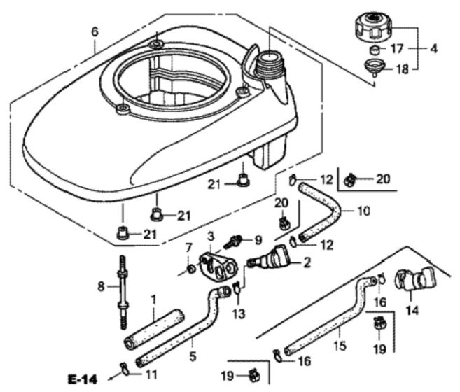 Fan Cover for Honda HRG536C - SDF Lawn Mower