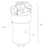 Filter (Hydraulic Oil) for Hamm HD10 - 12 (H230) Rollers