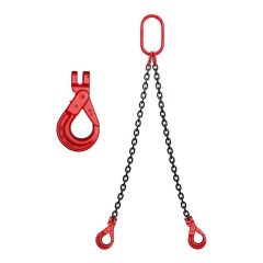 Chain Slings with Self Locking Clevis Hook | Grade 80 Chain Slings ...