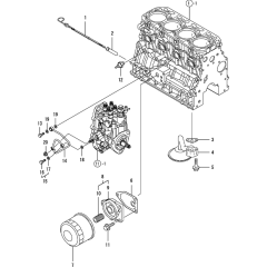 Yanmar 4TNV88-QTBZ Engine Parts (Takeuchi) | Yanmar TNV Engine 