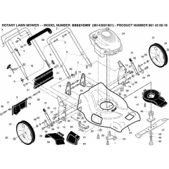 Husqvarna 65021 Chv Consumer Lawn Mower Parts 