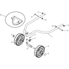 Husqvarna DBS51 Commercial Lawn Mower Parts | Husqvarna 54 / DB / M & R ...