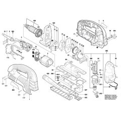 Bosch GST 150 BCE Jigsaw Bosch Jigsaw Parts Bosch Trade Saw