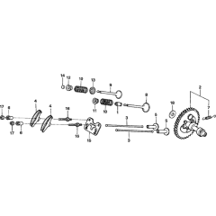 Honda GX270U (GCALK) Engine Parts | Honda GX270 Spare Parts | Honda GX ...