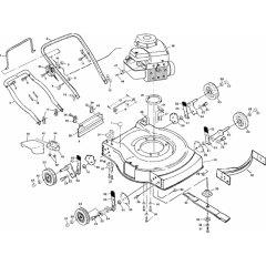 Husqvarna JET 50 Consumer Lawn Mower Parts | Husqvarna J Series ...