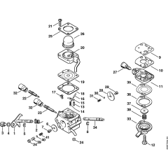 Stihl KM100, KM100R, KM110R Kombi Engine Parts | Stihl Kombi Engine (KM ...