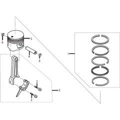 Loncin LC152F D shaft (97cc, 1.8hp) Engine Parts | Loncin L & V-Twin ...