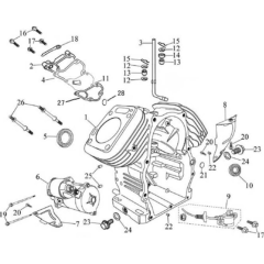 Loncin LC2V78F-1 (678cc, 19.7hp) Engine Parts | Loncin L & V-Twin ...