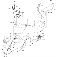 Husqvarna P524 Rider Parts | Husqvarna P / PROFLEX Series Rider Parts ...