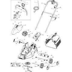 Flymo PAC A MOW Mower Spares Multimo Series Electric Lawn