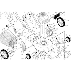 Husqvarna R53 Consumer Lawn Mower Parts | Husqvarna R Series Consumer ...