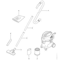 Stihl SE33 Vacuum Cleaner Parts | Stihl Vacuum Cleaner Parts | Vacuum ...