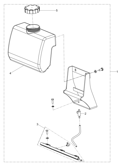 Water System Assembly for Wacker MP12 Forward Plate Compactor