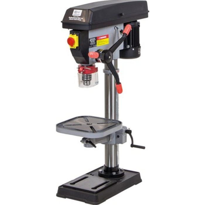 sip b20-16 bench-standing pillar drill, vice, saw