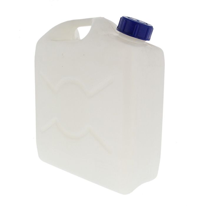 5 Litre Plastic Water Container with Moulded Carry Handle & Screw Cap