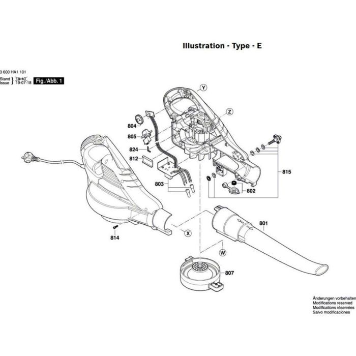 Electric Garden Blower & Vacuum Assembly for Bosch ALS 30 L&S Engineers