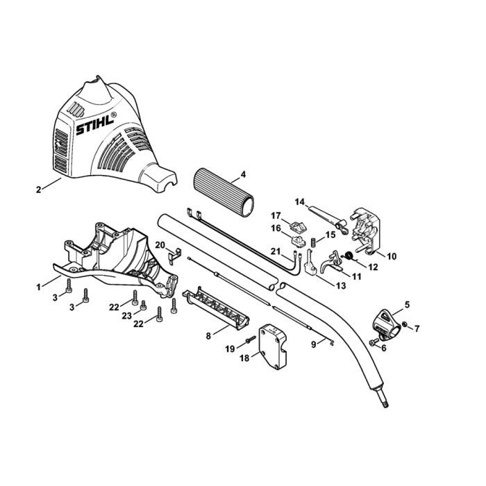 Stihl FS46 Engine House Assembly L&S Engineers