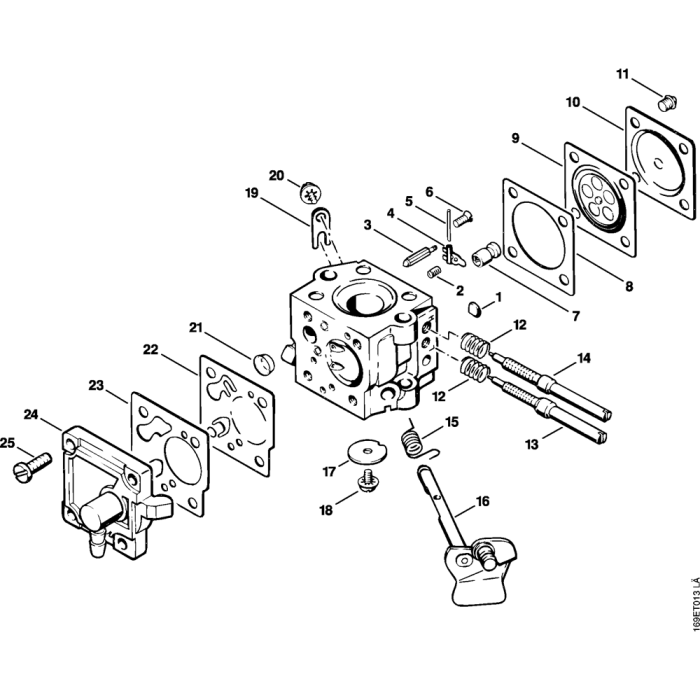 Carburetor Assembly for Stihl 032 Gasoline Chainsaws L&S Engineers