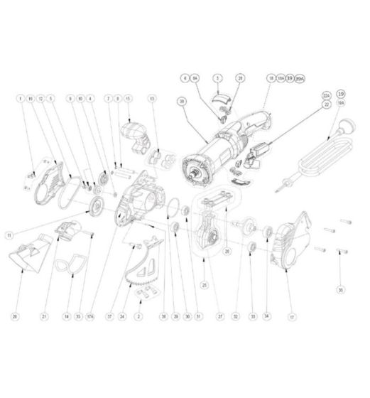 Body Assembly for Abortech AS170 Plunge Saw