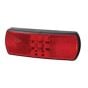 Red LED Rear Marker Lamp with Leads - 12/24V - Each - 0-171-55