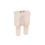 25A White Micro 2 Blade Type Fuse - Pack of 10 - 0-376-82