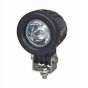 Compact LED Spot Lamp - Black, 1 x 10W 12/24V - Each - 0-420-57