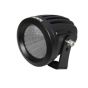 1 x 25W CREE LED Round Work Lamp - Black, 9-36V 1700lm, Ip68 - Each - 0-420-58