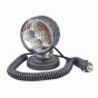 4 x 3W LED Work Lamp with Magnetic Base and 2.5m Retractable Lead - Black, 12/24V, IP67 - Each - 0-420-68