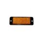 Amber Reflex Reflector with 2 Hole Fixing (Pack of 10) - 0-505-30