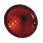 Rear Fog Lamp with Opticulated Reflector - 95mm diameter, IP67 - Each - 0-767-16