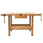 SIP Oak Wooden Work Bench C/W Two H/D Vices